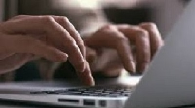 hands on keyboard
